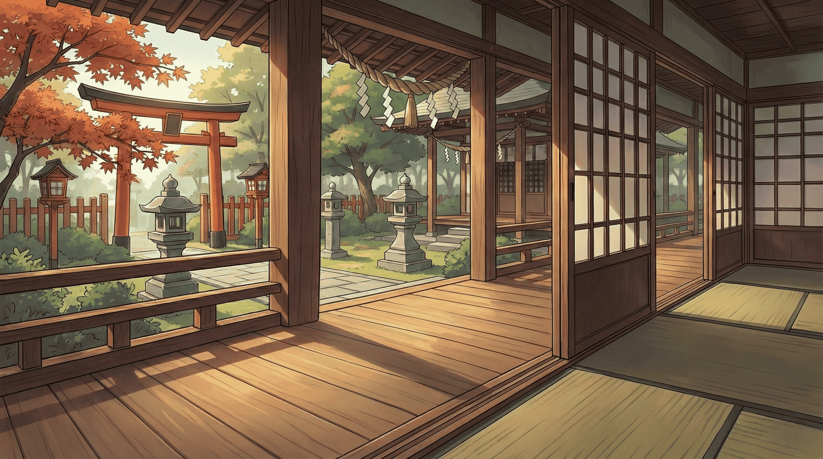 神社背景